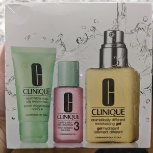 New! Clinique 3-step skincare kit